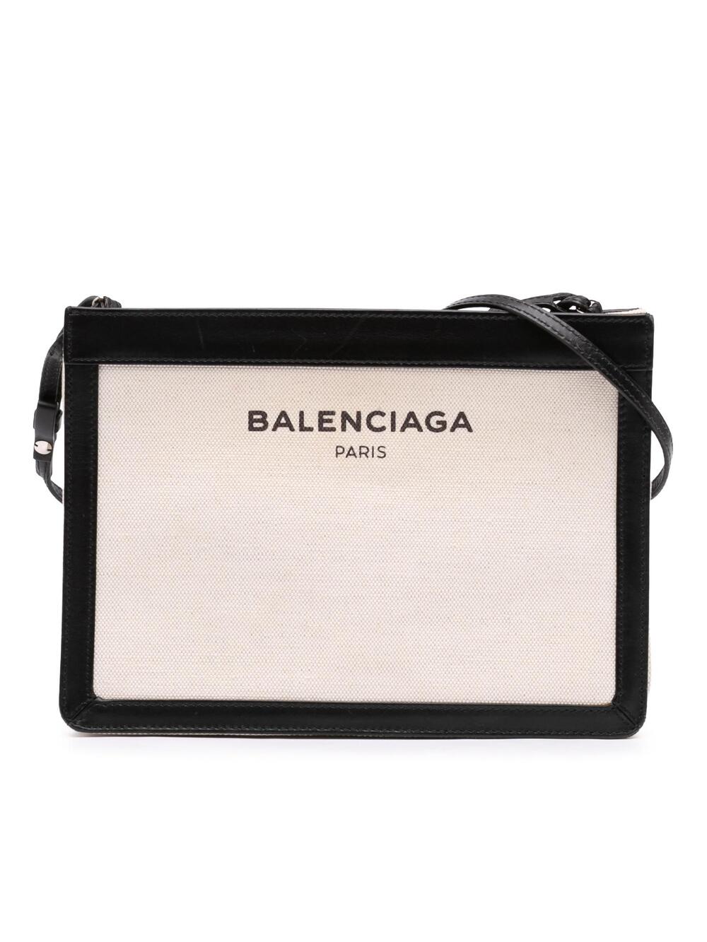 Balenciaga Canvas Navy Pochette #355989B37B